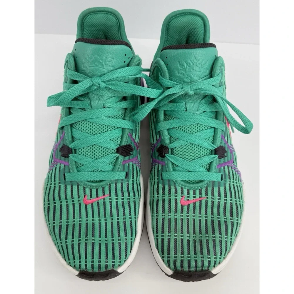 Nike LeBron Witness 6 Emerald Berry South Beach James Gang Shoes Mens 8 CZ4052-3